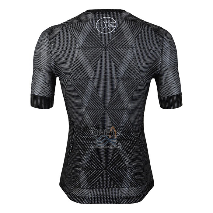 Le Col Ropa Ciclismo Culotte Corto 2020 Hombre Mangas Cortas Negro Gris